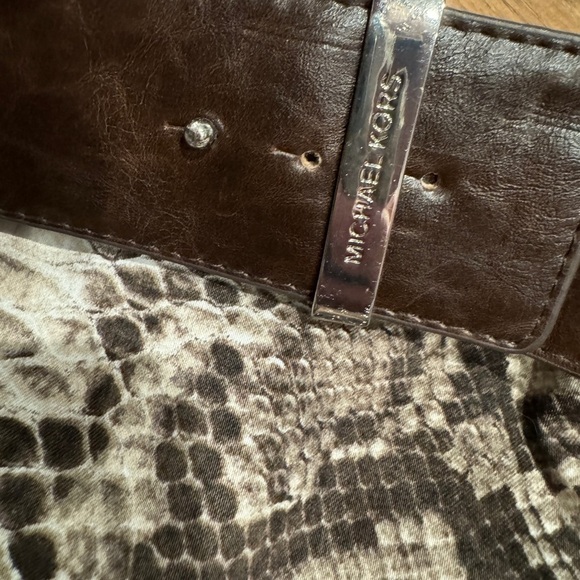 MICHAEL Michael Kors Python Print Pencil Skirt Sz 4 - Picture 3 of 5